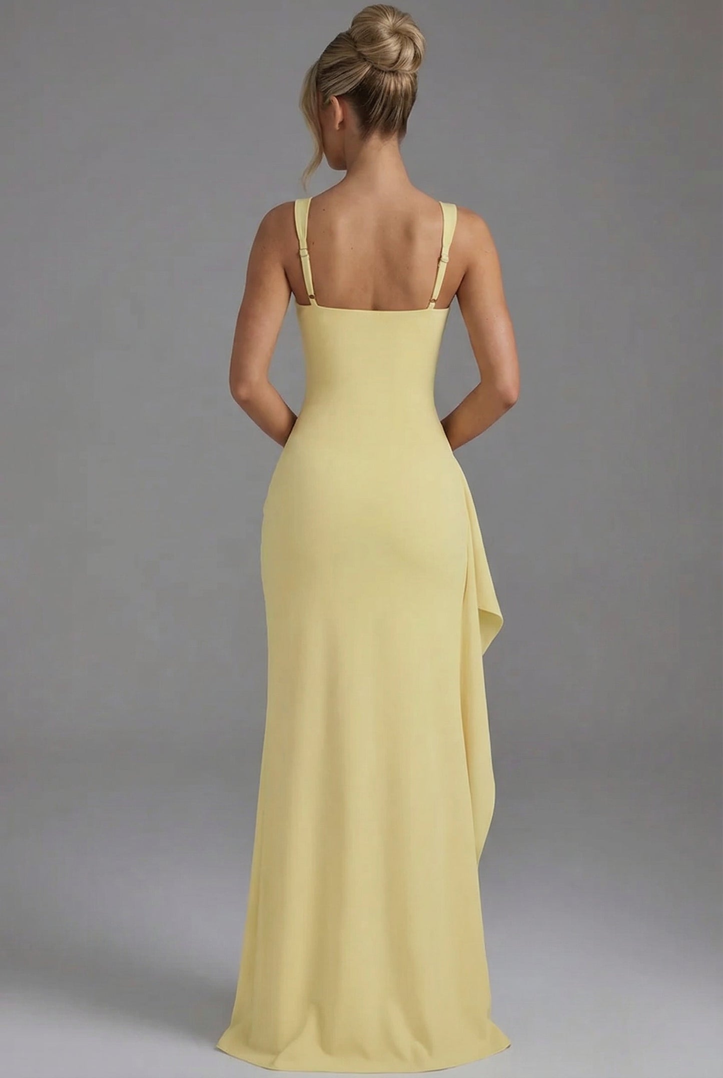 Women's Formal Square Neck Slit Maxi Dress - product image 10