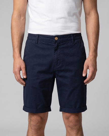 Men's Chino Shorts in Cotton with Side Pockets
