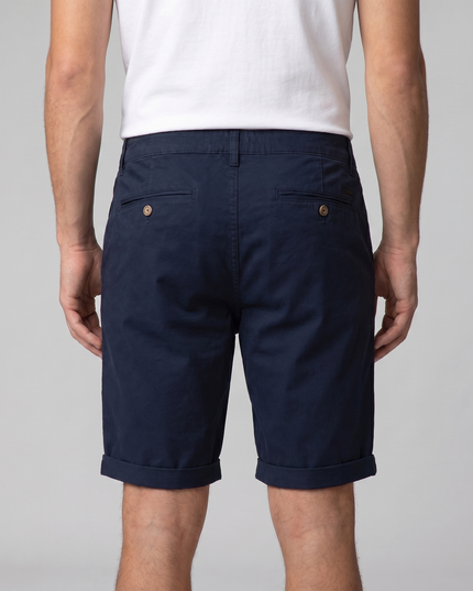 Men's Chino Shorts in Cotton with Side Pockets