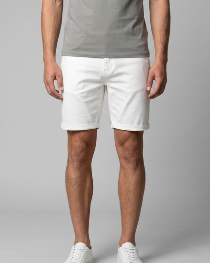 Men's Chino Shorts in Cotton with Side Pockets