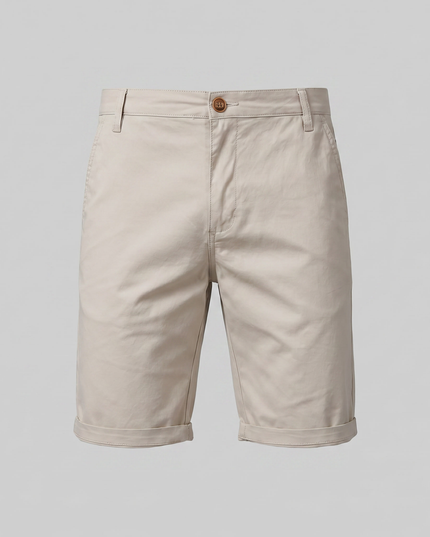 Men's Chino Shorts in Cotton with Side Pockets