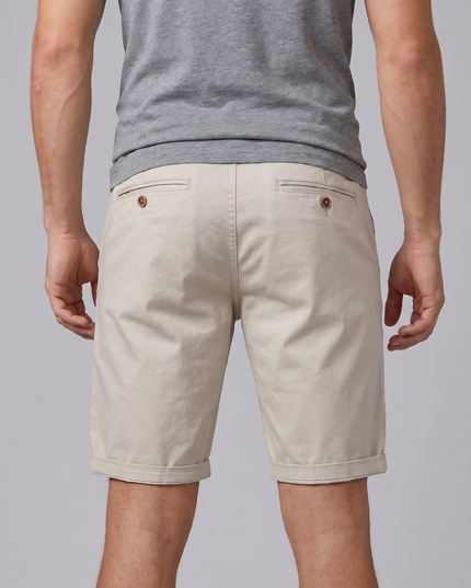 Men's Chino Shorts in Cotton with Side Pockets