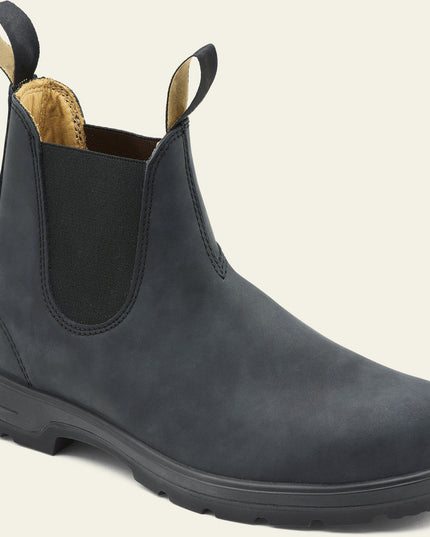 Men's Chunky-Sole Chelsea Boots with Elastic Sides