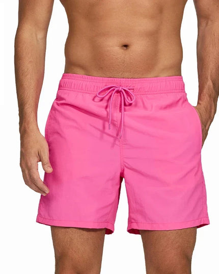 Men's Drawstring Swim Shorts with an Elastic Waistband