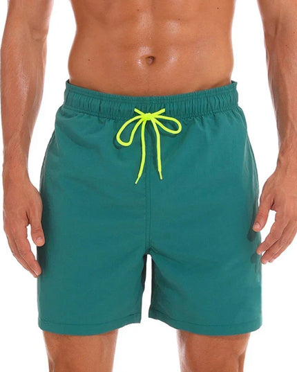 Men's Drawstring Swim Shorts with an Elastic Waistband