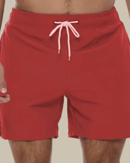 Men's Fast-Drying Swim Shorts with a Mesh Liner