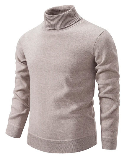 Men's Fine Knit Turtleneck Sweater