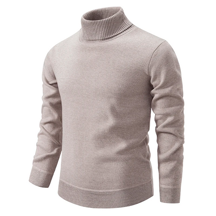 Men's Fine Knit Turtleneck Sweater