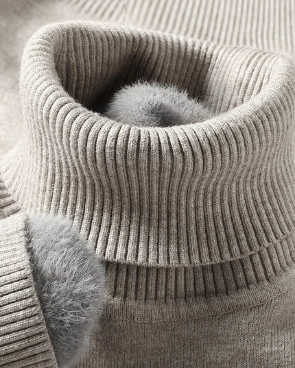 Men's Fine Knit Turtleneck Sweater for Layering