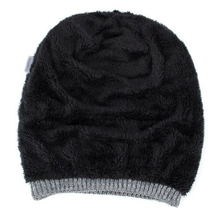 Men's Fleece-Lined Beanie in a Ribbed Knit
