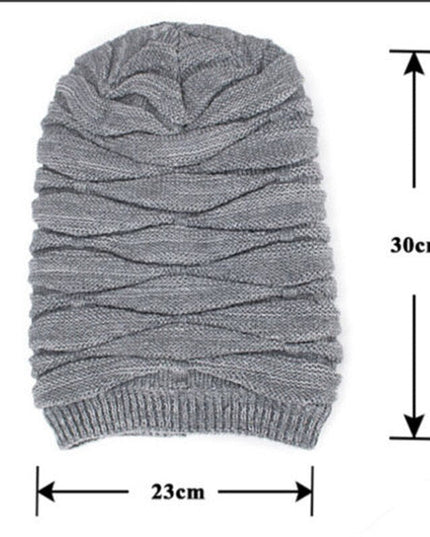 Men's Fleece-Lined Beanie in a Ribbed Knit