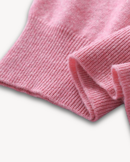 Men's Layering Sweater with a V-Neck and Ribbed Trim