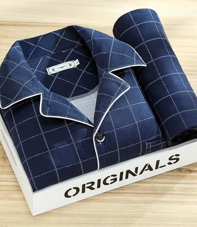 Men's Long Sleeve Pajamas in Assorted Prints