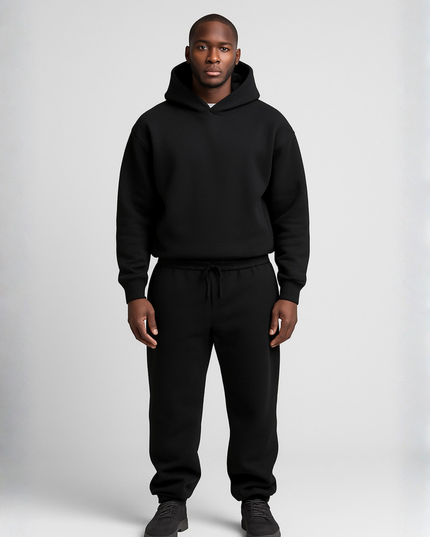 Men's Matching Hoodie and Jogger Fleece Set