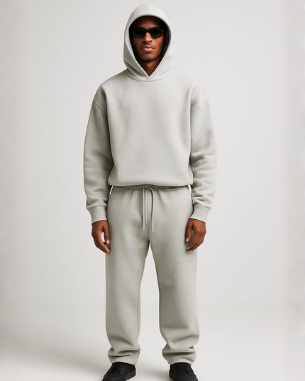 Men's Matching Hoodie and Jogger Fleece Set