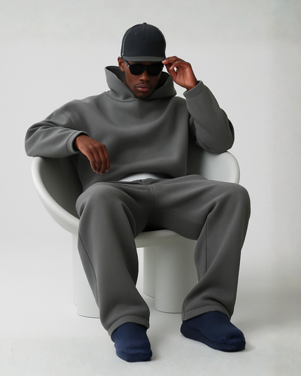 Men's Matching Hoodie and Jogger Fleece Set