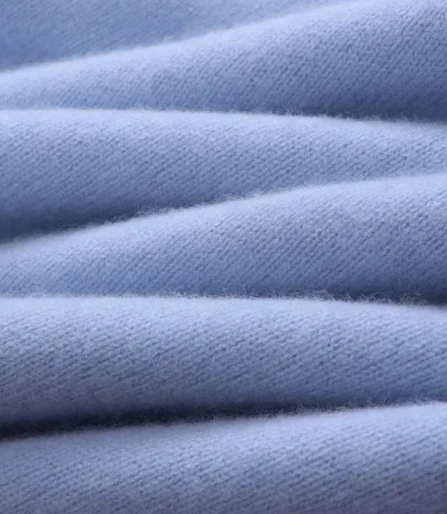 Men's Mohair Knit Crewneck Winter Pullover Sweater
