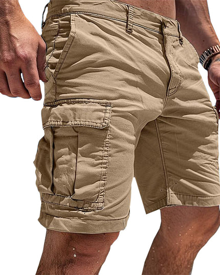 Men's Multi-Pocket Cargo Shorts for Everyday Wear