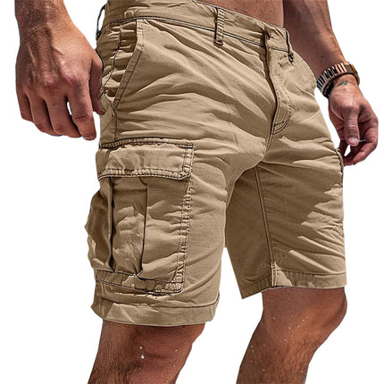 Men's Multi-Pocket Cargo Shorts for Everyday Wear