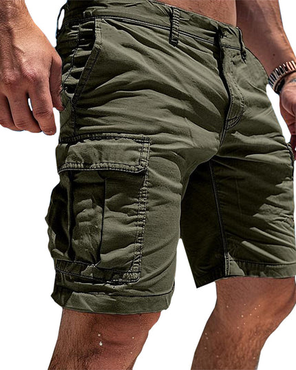 Men's Multi-Pocket Cargo Shorts for Everyday Wear