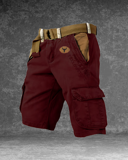Men's Multi-Pocket Cargo Shorts in a Straight Leg