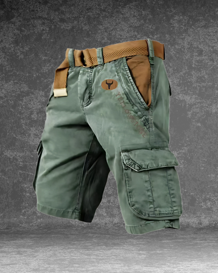 Men's Multi-Pocket Cargo Shorts in a Straight Leg