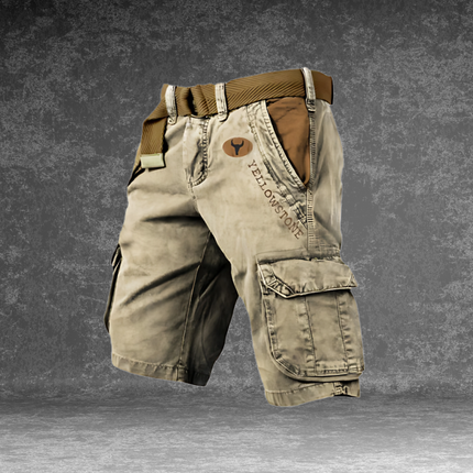 Men's Multi-Pocket Cargo Shorts in a Straight Leg