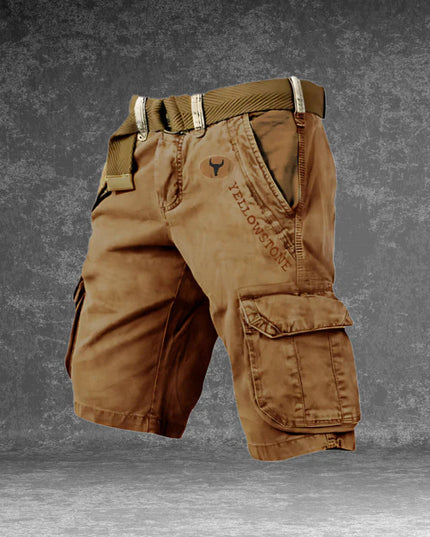 Men's Multi-Pocket Cargo Shorts in a Straight Leg