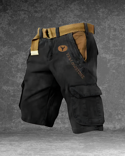 Men's Multi-Pocket Cargo Shorts in a Straight Leg
