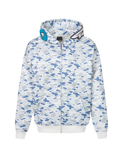 Men's Pointed-Hood Hoodie with Patch Details