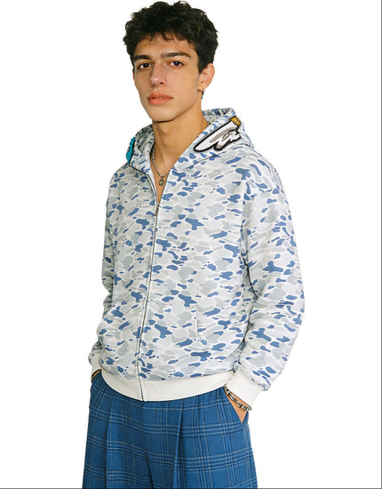Men's Pointed-Hood Hoodie with Patch Details