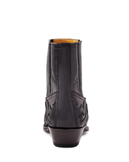 Men's Pointed-Toe Western Boots with Stitched Detail