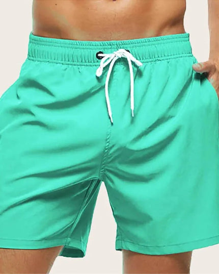 Men's Quick-Dry Swim Shorts with an Elastic Waistband