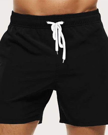 Men's Quick-Dry Swim Shorts with an Elastic Waistband
