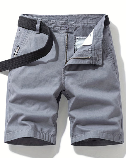 Men's Shorts with a Zip Fly and Back Flap Pockets
