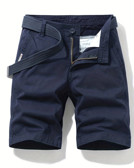 Men's Shorts with a Zip Fly and Back Flap Pockets