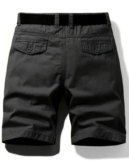 Men's Shorts with a Zip Fly and Back Flap Pockets
