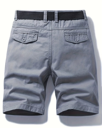 Men's Shorts with a Zip Fly and Back Flap Pockets
