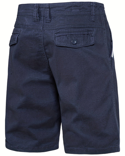 Men's Shorts with a Zip Fly and Back Flap Pockets
