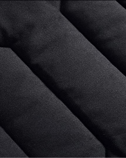 Men's Stand-Collar Jacket with Channel Quilting