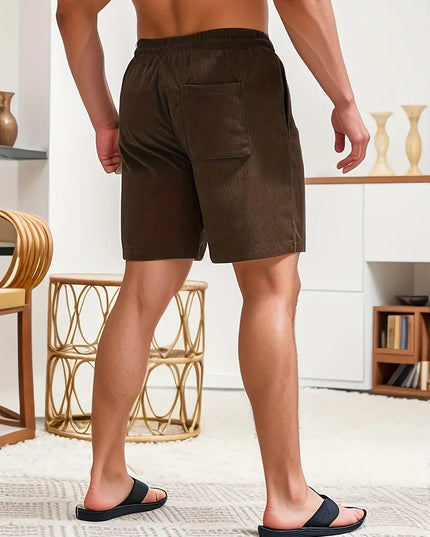 Men's Swim Shorts with an Elastic Drawstring Waist