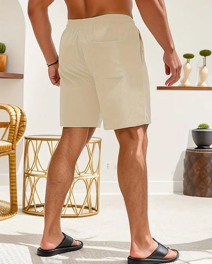 Men's Swim Shorts with an Elastic Drawstring Waist