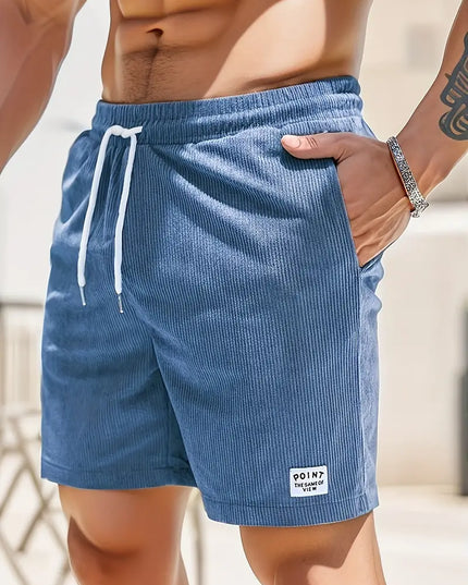 Men's Swim Shorts with an Elastic Drawstring Waist