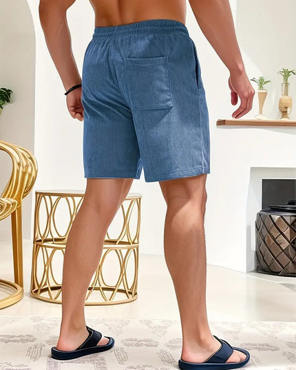 Men's Swim Shorts with an Elastic Drawstring Waist