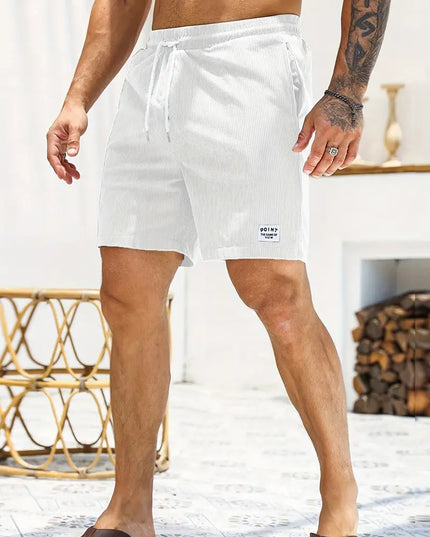 Men's Swim Shorts with an Elastic Drawstring Waist