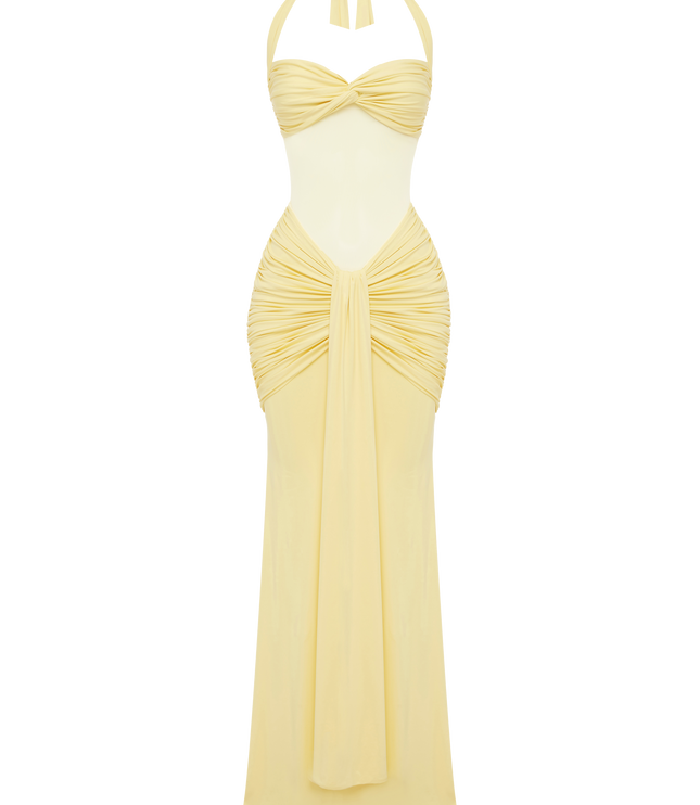 Women Cocktail Sweetheart Halter Maxi Dress