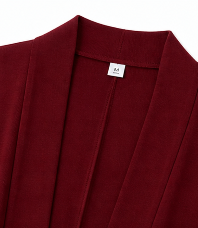 Women's 3-Piece Wide-Leg Pants Set with Drape Cardigan