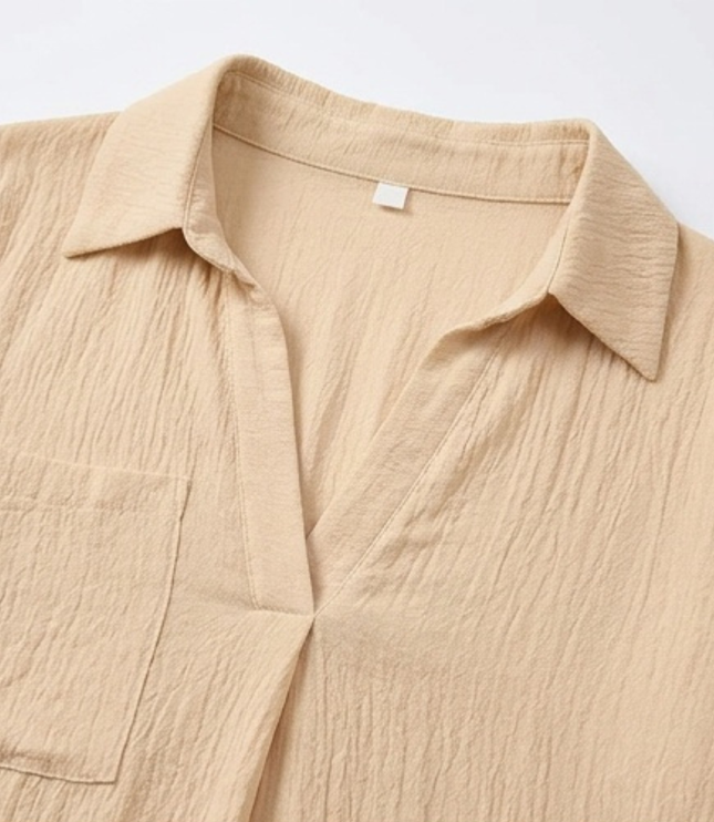 Women's Adjustable Drawstring Beach Cover-Up Shirt Dress