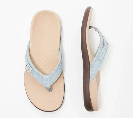 Women's Arch Support Sandals with an Adjustable Buckle