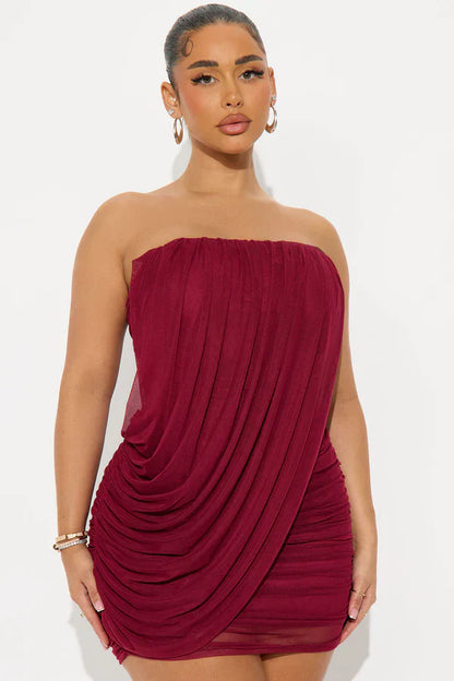 Women's Bodycon Square Neck Homecoming Mini Dress